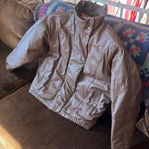 Eddie Bauer Brown Leather Jacket